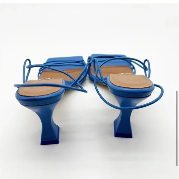 NIB Miista Sally Ocean Strappy Sandals 6.5 Blue - Picture 6 of 7